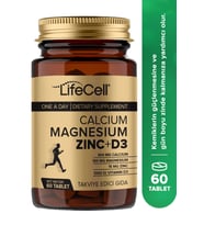 Calcium - Magnesium - Zinc - D3 - (KALSİYUM MAGNEZYUM ÇİNKO VE VİTAMİN D3) Takviye Edici Gıda