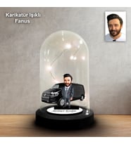 KİŞİYE ÖZEL ŞOFÖR TASARIM IŞIKLI KARİKATÜR FANUS BİBLO FN158