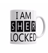 I AM SHER LOCKED SHERLOCK HOLMES  Kupa Bardak Porselen