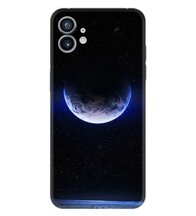 Nothing Phone 1 Kılıf Desenli Silikon Platinium Series Midnight Moon 1802