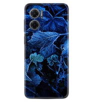 Xiaomi Redmi Note 11E Kılıf Silikon Desen Özel Seri Blue Foid 1628