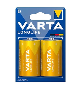Varta Longlife Power Alkalin Büyük D Boy Pil 2'li