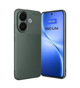 Vivo V60 Lite Auto Focus Karbon Kapak - Koyu Yeşil