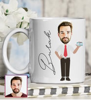 Kişiye Özel Karikatür Tasarım Kupa Bardak 95786
