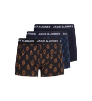 Jack & Jones JACDALE Smiley Erkek Boxer 3'lü Paket Desenli Pamuklu Rahat