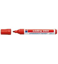 Edding 260 Silinebilir Yazı Tahtası Kalemi Kırmızı Board Marker 10 Adet