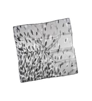 Mısırlı Eşarpları Silky Cocoon Twill Sport Eşarp (Gri-Beyaz)