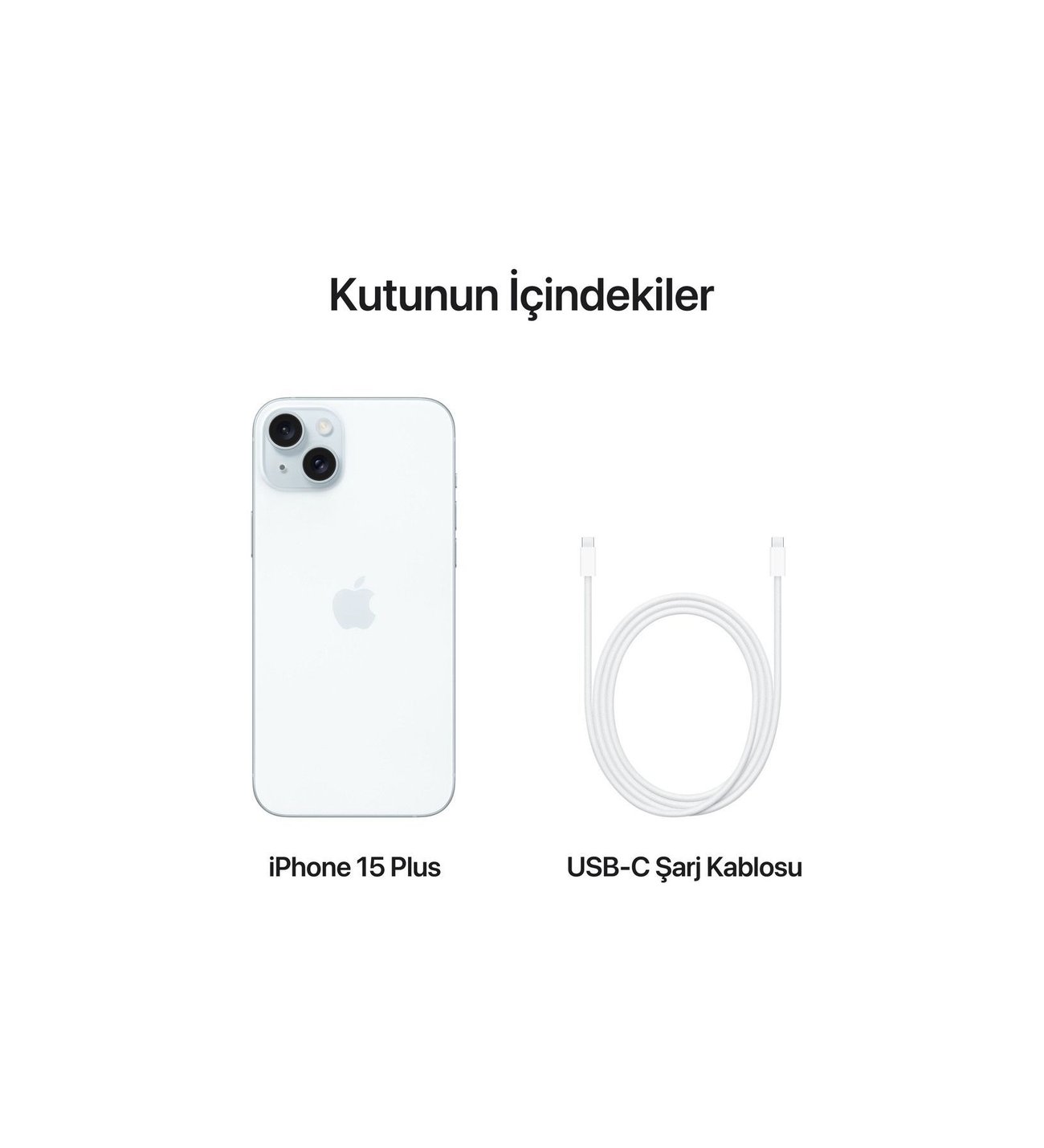 Apple iPhone 15 Plus 128GB Mavi (Apple Türkiye Garantili)