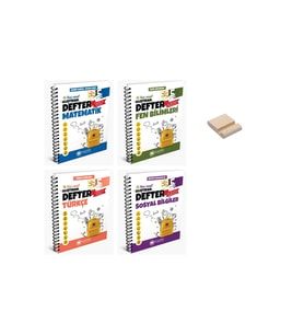 5. Sınıf Matematik Fen Bilimleri Türkçe ve Sosyal Alıştıran Defter 4lü Set