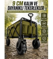 Extra Cepli Katlanabilir Wagon Arabası İle Pratik Ve Düzenli Taşıma