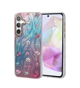 Samsung Galaxy A35 5g Kılıf Blade Aynalı Desenli Kapak - Desen 4