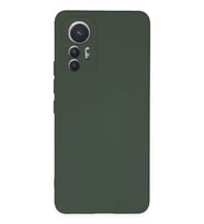Mi 12 Lite Kılıf Nano içi Kadife Silikon - Koyu Yeşil