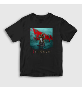 Presmono Unisex Çocuk Siyah Shogun Dizi T-Shirt 422262tt