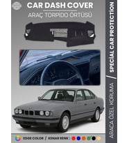 BMW E34 5 SERİSİ AİRBAGSİZ (1988-1996) Torpido Örtüsü Panel Torpido Koruma Tam Uyum Çatlamayı Önler