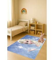 Modern Dijital Baskı Kaymaz Taban Çocuk ve Genç Odası Halısı H0973
