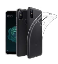 Xiaomi Mi A2 Lite Kılıf Şeffaf Silikon Hibrit Case (Renksiz)