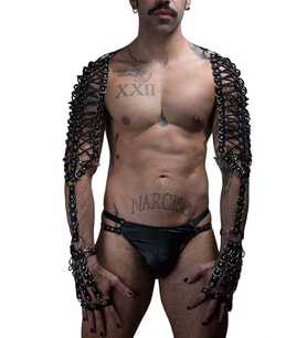 Mulvxbrf Brf02 Erkek Kol Ve Omuz Lastik Harness - Brfm182 (Mulvix)