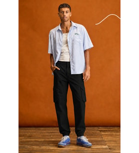 Erkek Slim Fit Körüklü Jogger Paçası Lastikli Pantolon