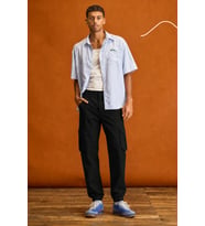 Erkek Slim Fit Körüklü Jogger Paçası Lastikli Pantolon