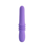 12 Fonksiyonlu USB Şarjlı İleri Geri Hareketli Vibratör - Susie (Mor)