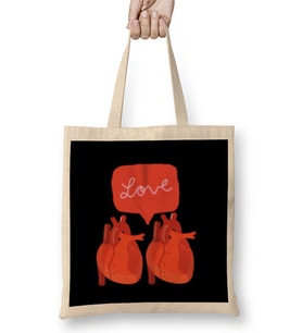Heart Love Bez Çanta Uzun Saplı