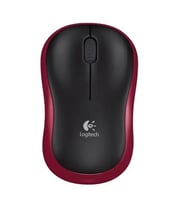 LOGITECH M185 Kablosuz Siyah/Kırmızı Mouse (910-002237)