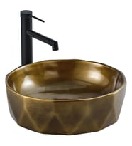 LENA TEZGAH ÜSTÜ ÇANAK LAVABO E-2110BR BRONZ