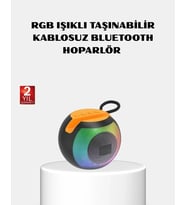 Rgb Işıklı Bluetooth Hoparlör – 360° Stereo Ses Ve 8 Saat Çalma Süresi