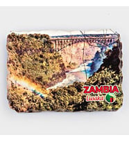 Zambiya Lusaka Temalı Kırık Magnet (Karışık)
