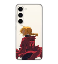 Samsung Galaxy S23 Uyumlu Edward Elric Tasarımlı Şeffaf Telefon Kılıfı