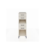 Kronos Dolap Tek Raflı 4 Çekmeceli 44x59x134 Aytaşı-Aytaşı