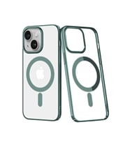 Newface Apple iPhone 14 Plus Kılıf Element Magneticsafe Sert Kapak - Köknar Yeşili