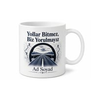 Şirket Aracı Alan Plasiyere Hediye Yolların Hakimi Güvenli Sürüş Kupa Bardak
