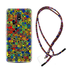 Xiaomi Redmi 8A 8 Pro 9C 9T 10C 11T Pro Kılıf Boyun Asklı Rasta Silikon Nazar Boncukları 1746