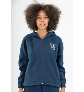 Maraton Comfort Kadın Kapüşonlu Navy Tracktop