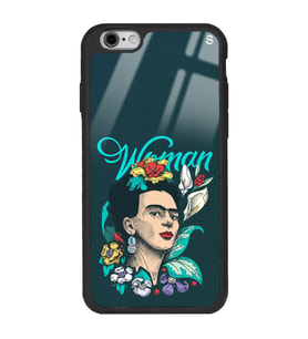 iPhone 6 Plus Women Frida Kahlo Tasarımlı Glossy Telefon Kılıfı