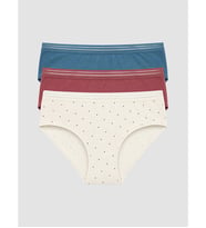 LCW DREAM Ekru Puantiyeli Bikini Külot 3'lü