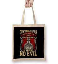 Christian Templar Knight I Fear No Evil Bez Çanta Uzun Saplı