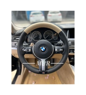 BMW F30 M  ARACA ÖZEL  KAPLAMA DERİ DİREKSİYON KILIFI