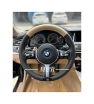 BMW F30 M  ARACA ÖZEL  KAPLAMA DERİ DİREKSİYON KILIFI