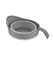 Katlanabilir Pratik Pirinç Süzgeci Yer Kaplamaz- Saplı Akordiyon Tasarım, Bpa İçermez, Kamp Ve Karavan Uyumlu (2250 Ml) - mutfak düzeni İçin Pratik ve