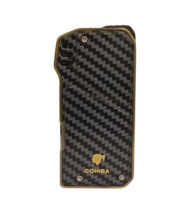 Soft Flame Karbon Desenli-Bakır Metal Pipo Çakmağı - TR7875