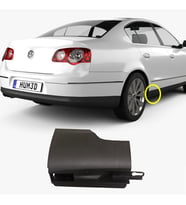 Volkswagen Passat B6 2006 - 2010 Arka Marşbiyel Uç Kapağı Sağ Yolcu Tarafı - 3C0853898A