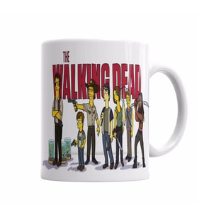 The Walking Dead Hilltop Community   Rick Carl Maggie Creepers Rosita Glenn Carol Daryl Kupa Bardak Porselen