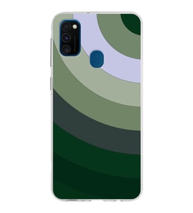 Samsung Galaxy M30s Kapak Renk Cümbüşü Tasarımlı Şeffaf Silikon Kılıf