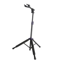 On Stage GS8200 AutoGrip Gitar Standı (Profesyonel - Güvenlikli Sehpa)  Otomatik Kilitleme Mekanizması (AutoGrip), Yükseklik Ayarlı Gövde, Enstrüman Koruyucu Sünger Kaplama  Uyum: Evrensel Gitar Uyumu