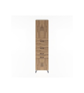 Hyperion Dolap 2 Raflı 4 Çekmeceli 4 Kapaklı 60x44x243 Aytaşı-Çam