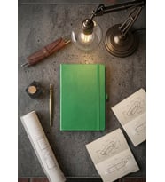 Kişiye ve Kuruma Özel İsim / Logo Yazılı Termo Deri Defter - Kalemlikli ve Lastikli Kurumsal Ajanda
