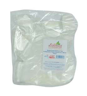 Şeffaf Poşet Eldiven Tek Kullanımlık Plast Eldiveni (L) 100 lü Paket