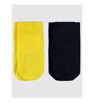 Civil Baby Erkek Bebek Kaydırmaz 2'li Çorap Set 6-18 Ay Sarı